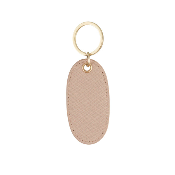 Oval Nude Personalized Keychain 