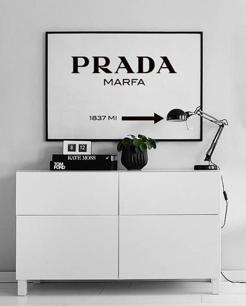 Prada  - Wall Art Poster A3