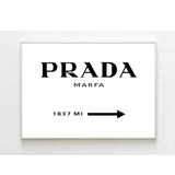 Prada  - Wall Art Poster A3