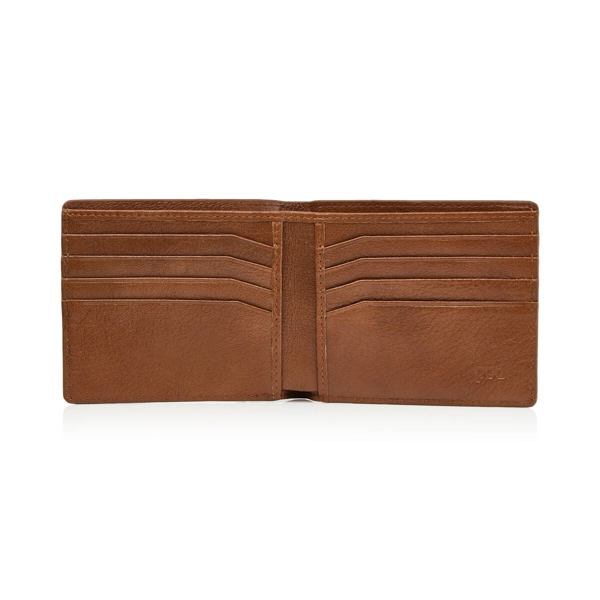 Men's Pebbled Tan Bifold Wallet