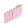 Load image into Gallery viewer, Bright Pink Card Holder with zipper
