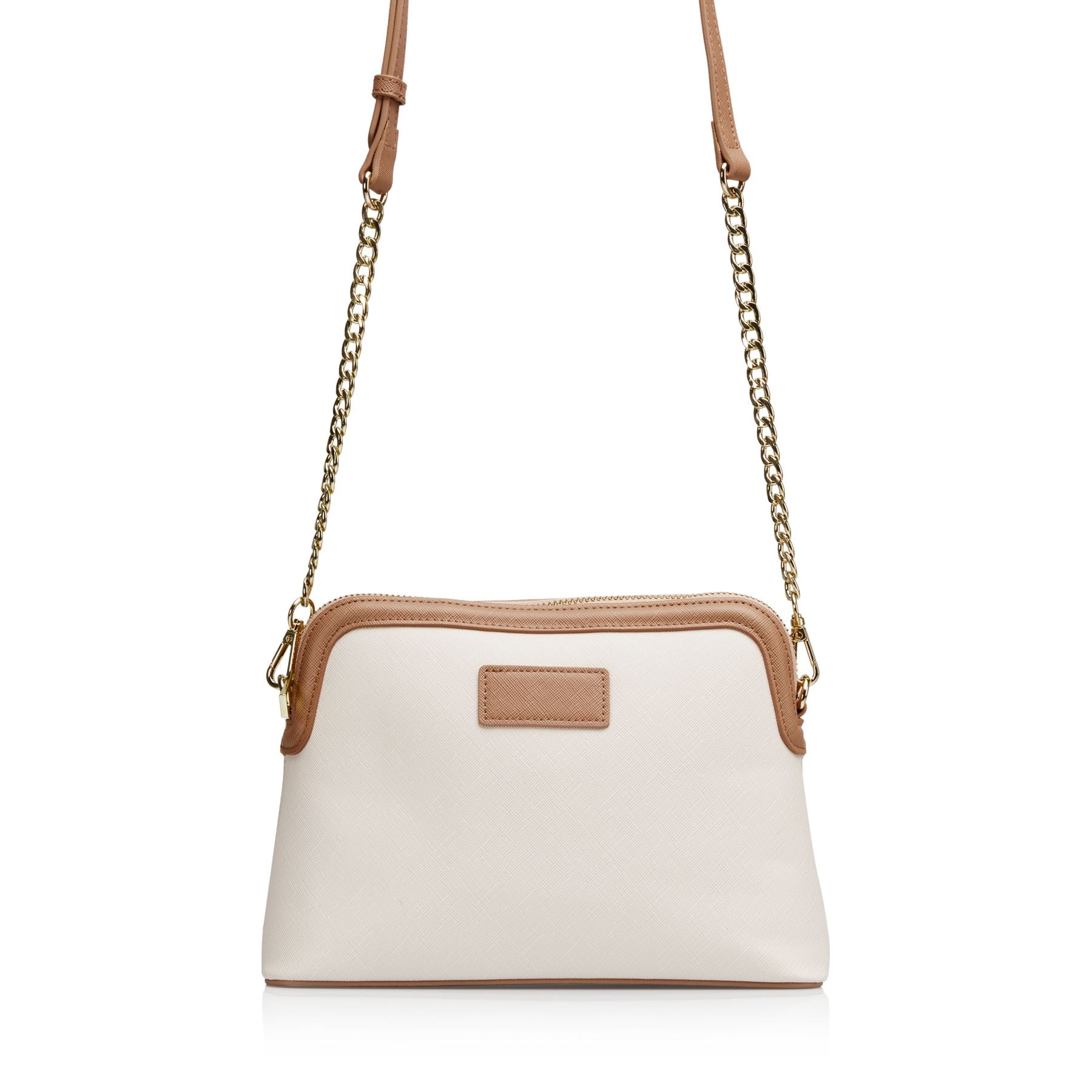 Vanilla Dome Shaped Crossbody Bag