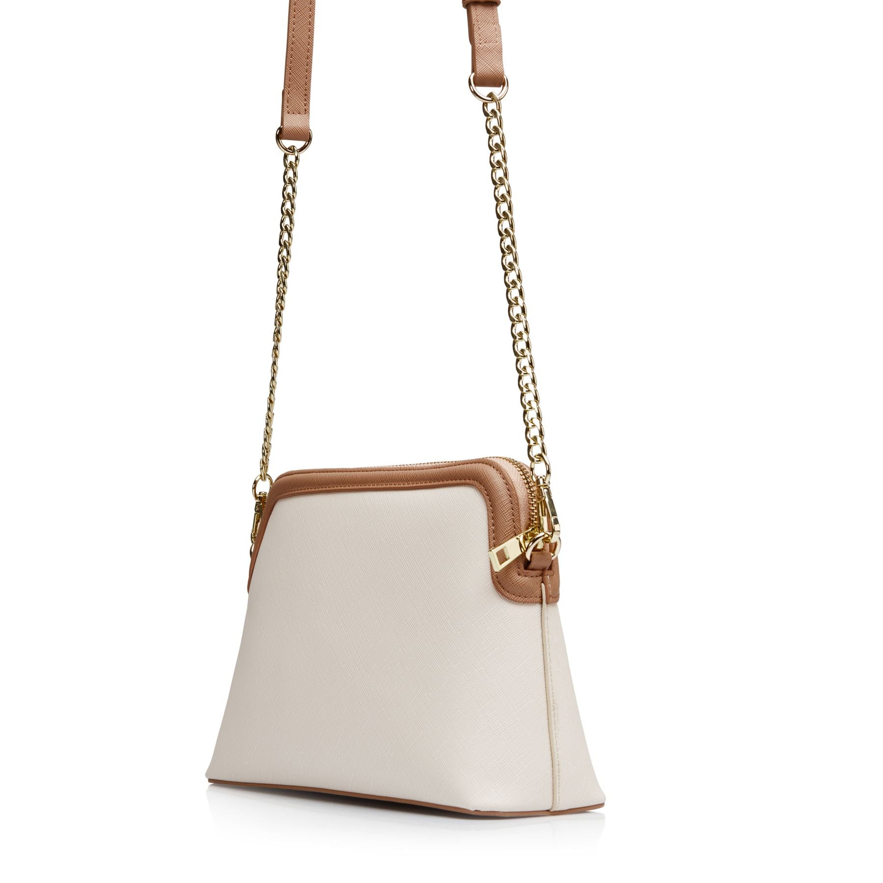 Vanilla Dome Shaped Crossbody Bag