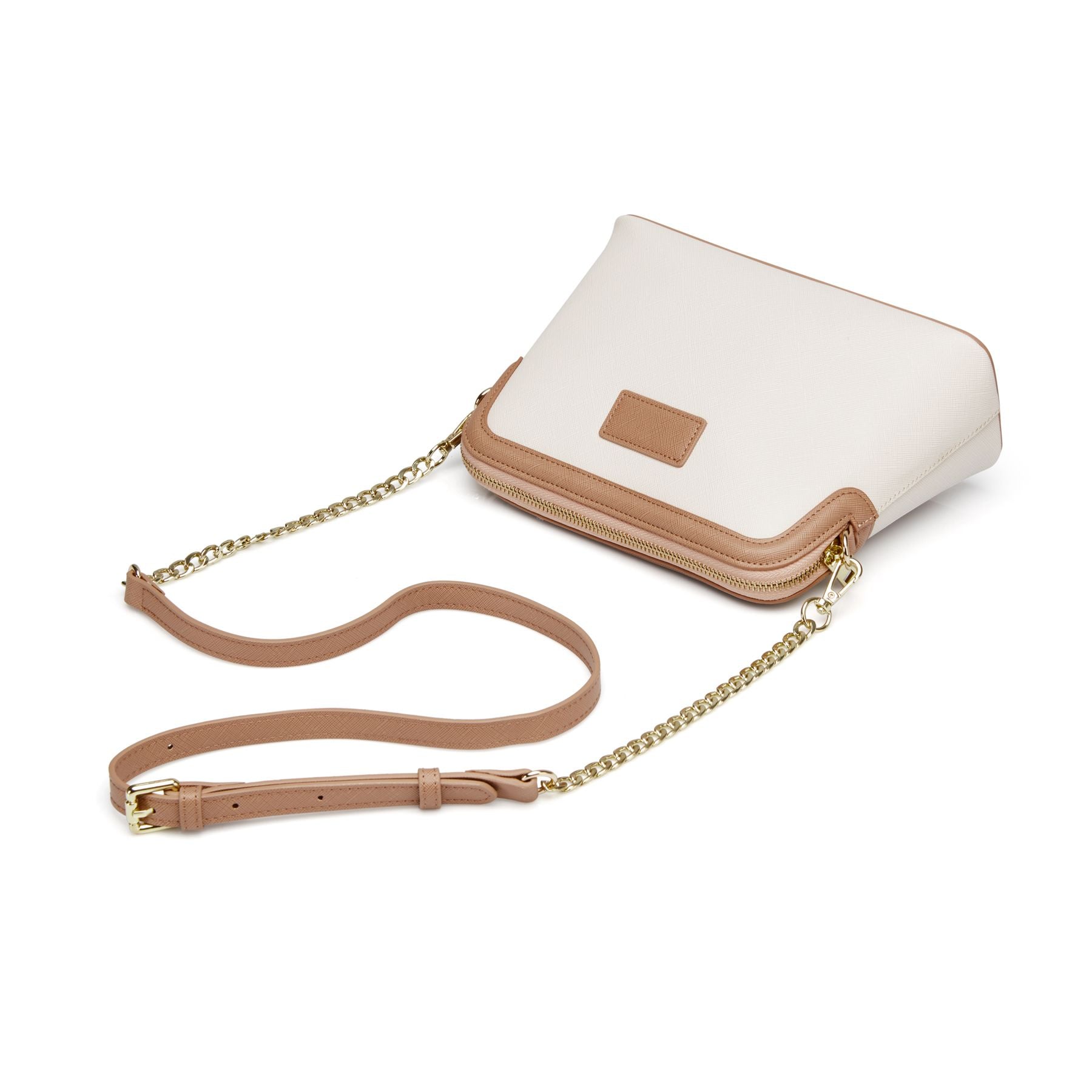 Vanilla Dome Shaped Crossbody Bag