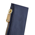 Load image into Gallery viewer, Navy Card Holder with zipper
