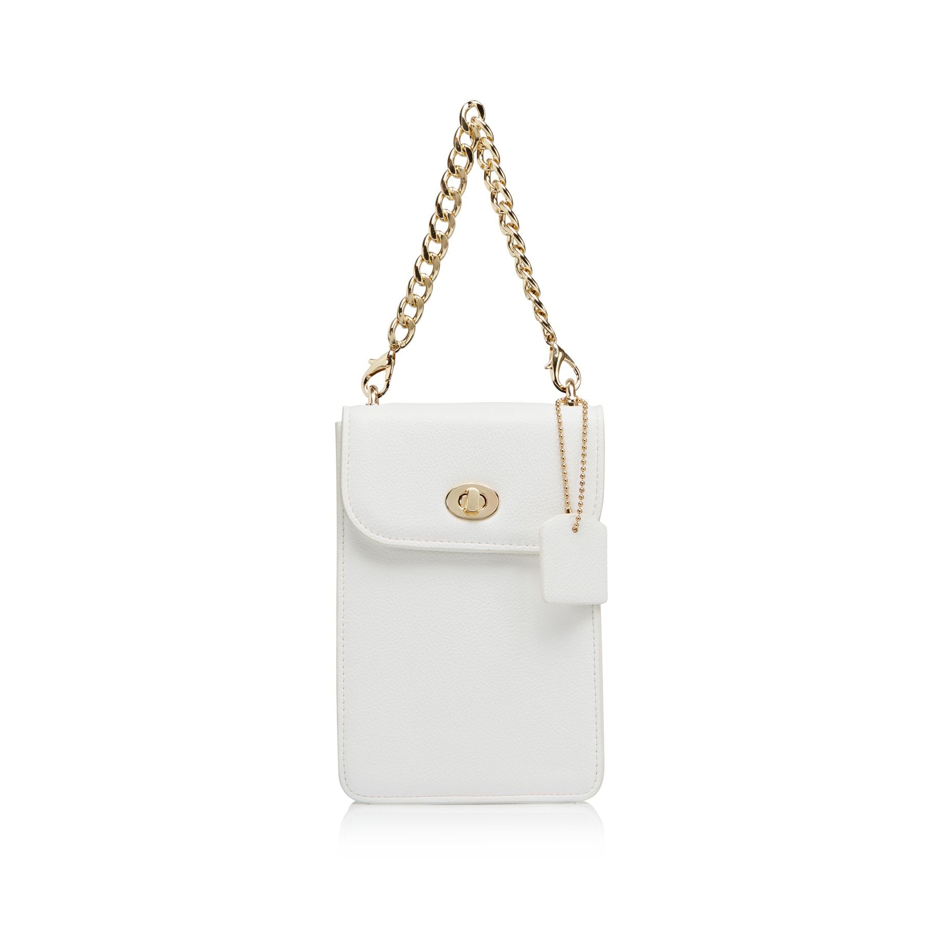 White Rectangle Crossbody Bag