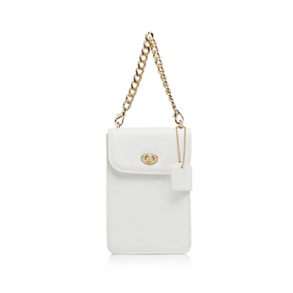 White Rectangle Crossbody Bag