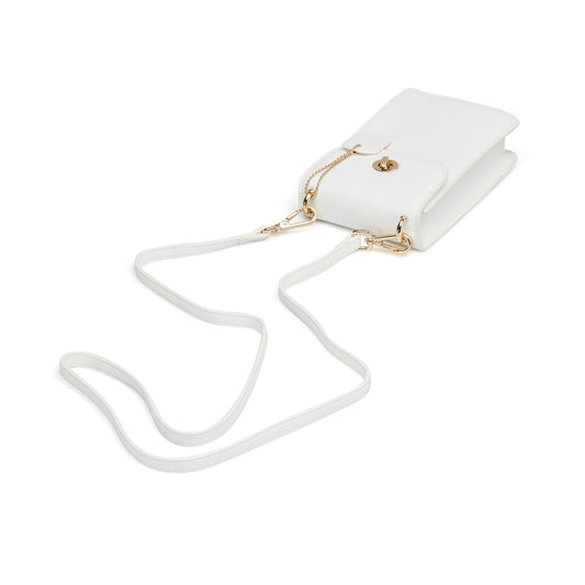 White Rectangle Crossbody Bag