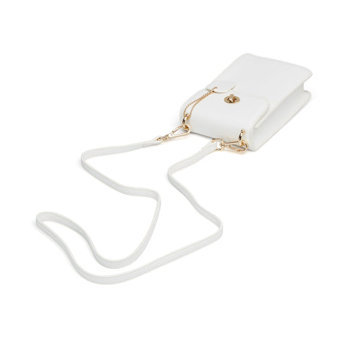 White Rectangle Crossbody Bag