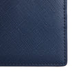 Load image into Gallery viewer, Men's Saffiano Bifold Navy Wallet
