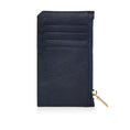 Load image into Gallery viewer, Navy Card Holder with zipper
