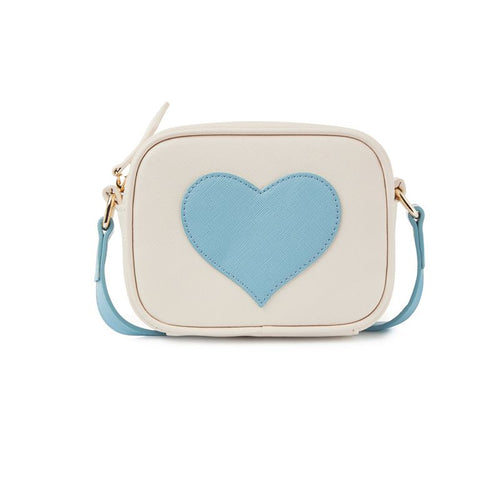 Mini Heart Crossbody Bag - Baby Blue