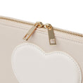 Load image into Gallery viewer, Nude X Large Heart Design Makeup Bag
