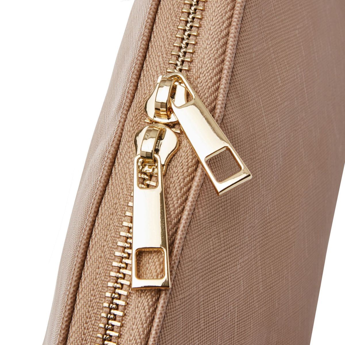 Taupe Large Makeup Bag