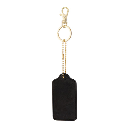 Pink Double Round Circular Bag Charm/ Keychain