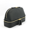 Load image into Gallery viewer, Black Makeup Bag with Jewelry Box
