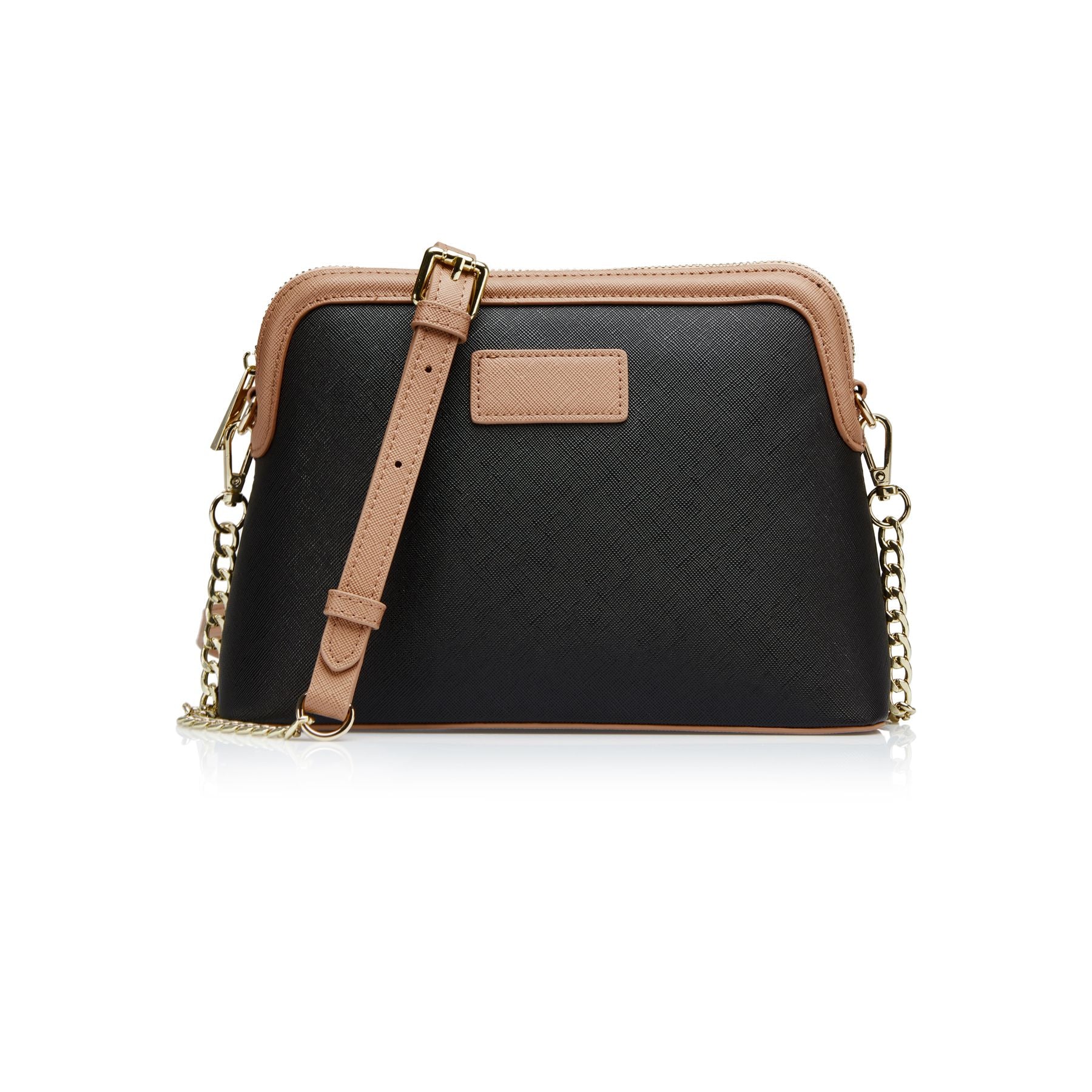 Black Dome Shaped Crossbody Bag