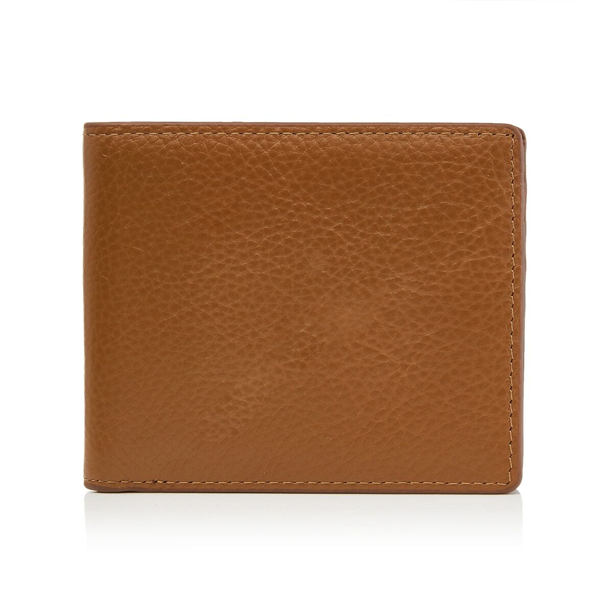 Men's Pebbled Tan Bifold Wallet