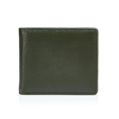 Mens Personalized Olive Green Wallet 