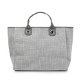 Load image into Gallery viewer, pcd. Striped Canvas Tote Bag - Grey
