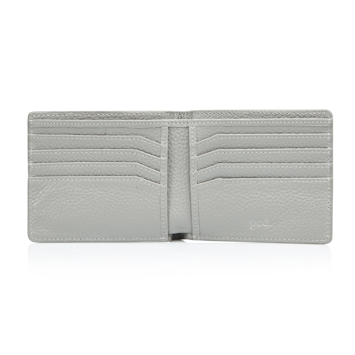 Men's Personalized Artic Grey Wallet 
