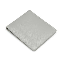 Men's Pebbled Artic Grey Bifold Wallet