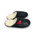 Load image into Gallery viewer, Men's Limited Edition Black Father's Day Slippers ( HERO )
