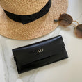 Load image into Gallery viewer, Black Personalized Sunglasses Case
