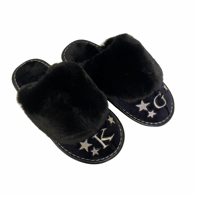 Starry Night Personalized Slippers