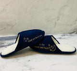 Men's Limited Edition Navy Father's Day Slippers ( Moon )