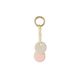 Load image into Gallery viewer, Pink/Nude Twin Circular Keychain
