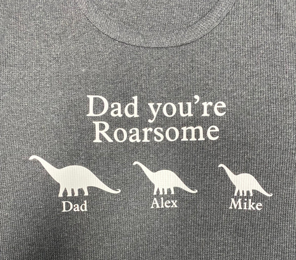 Men's Personalized Fathers Day PJ Sets ( Roarsome )