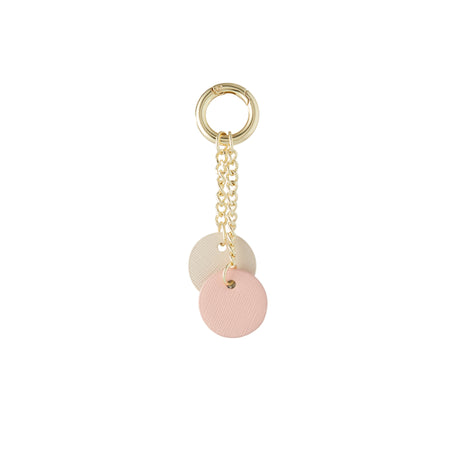 Oval Pink Keychain