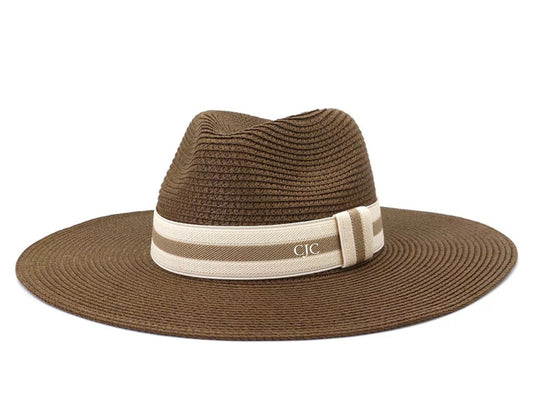 Coffee Personalized Wide Brim Sun Hat