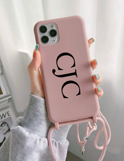 Blush Pink iphone Crossbody phone case