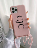 Blush Pink iphone Crossbody phone case