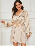 Load image into Gallery viewer, Ladies Light Champagne Customized Robe
