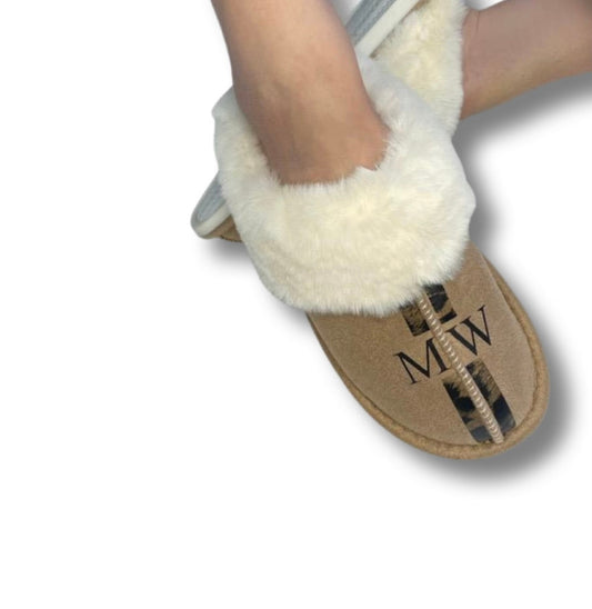 Personalized Leopard Mania Slippers