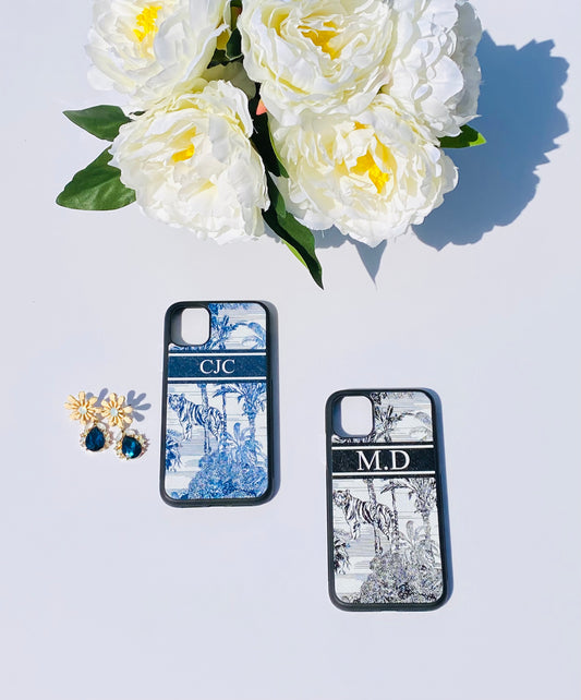 Navy Wild Island Phone Covers