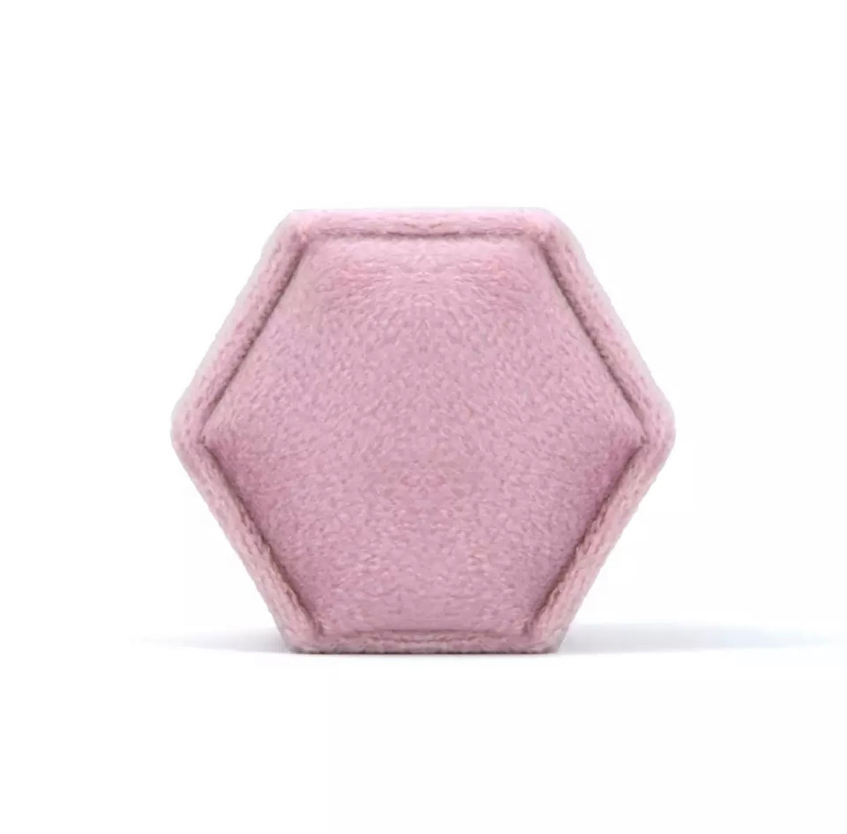 Pink Personalized Double Slot Ring Box