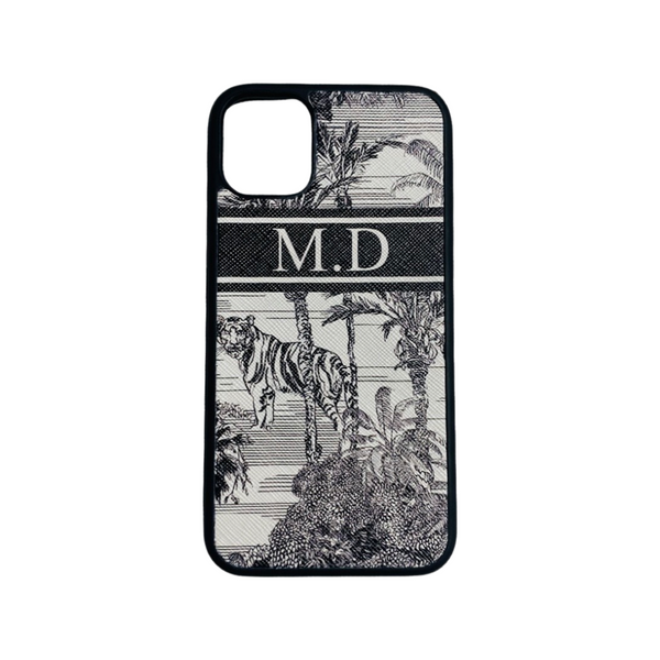 Black Wild Island Phone Covers