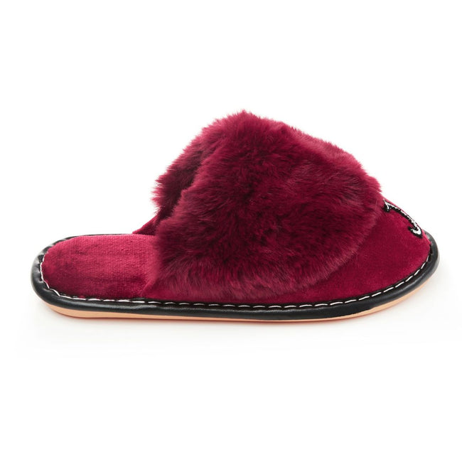 Limited Edition Maroon Personalized Slip-on Slippers