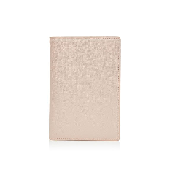 Nude Passport Holder and Luggage Tag Set