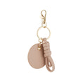 Load image into Gallery viewer, Nude Circle Keychain with knotted Strap
