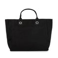 Load image into Gallery viewer, pcd. Striped Canvas Tote Bag - Black
