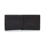 Men's Pebbled Black Bifold Wallet