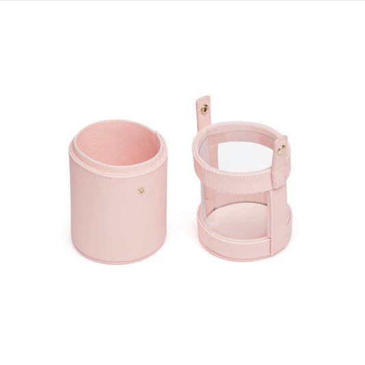 Pink Personalized Makeup Brush Tube