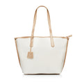 Load image into Gallery viewer, Vanilla with nude Trim Large Tote
