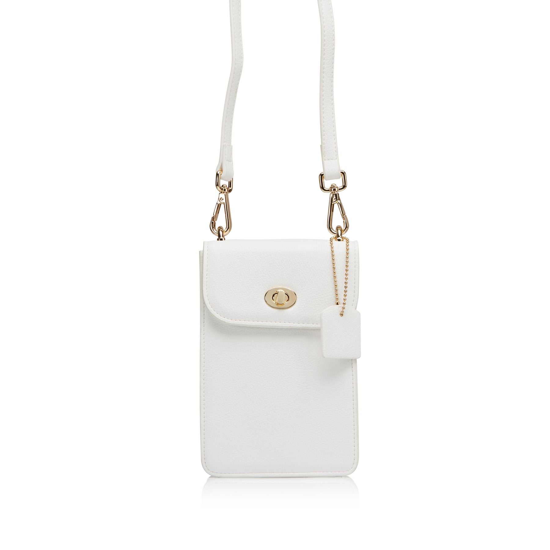 White Rectangle Crossbody Bag