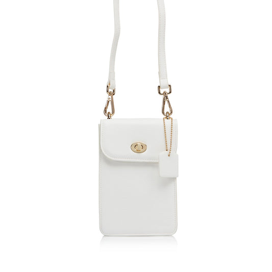 White Rectangle Crossbody Bag